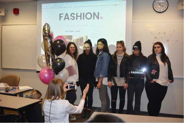 website launch party, fashion humber, fashion students, Humber Fashion School