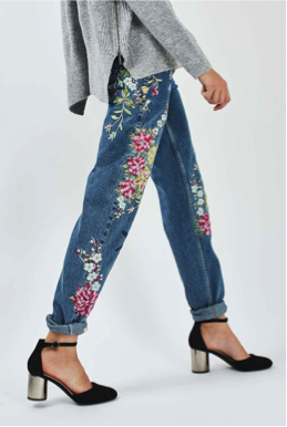Embroidered Jeans, denim trends, SS 17, top favourites, Fashion blog Toronto, Fashion student Toronto