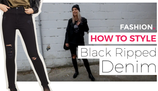 black ripped denim, Fashion Humber, how to style