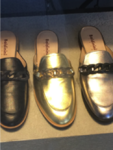 FashionHumber, Professor Julie Saville, Lineapelle, Milan, colour leather, leather shoes, flats, leather shoes with hardware