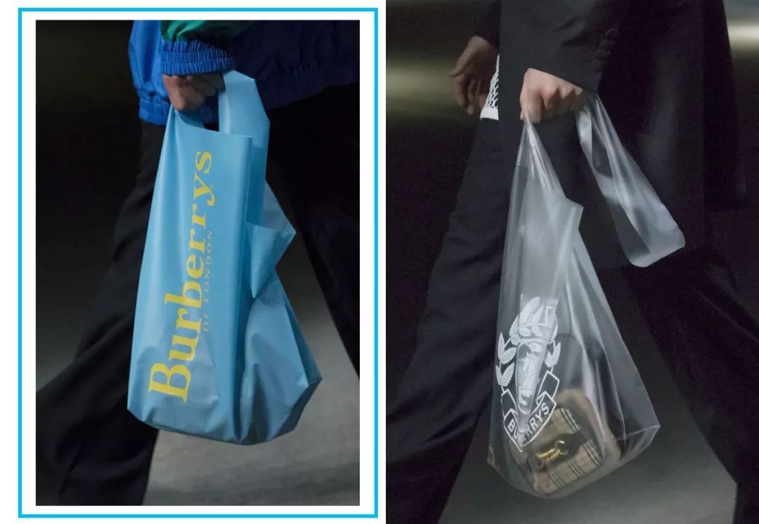 Celine Ss18 Spring Summer 2018 Clear Plastic Shopping Bag Only No
